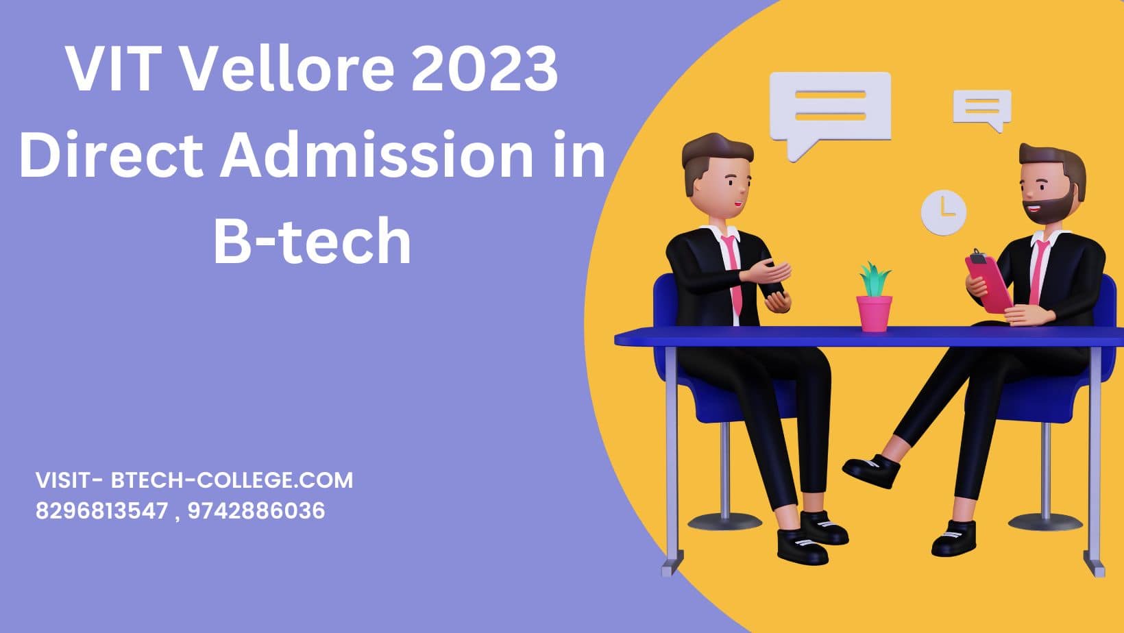 VIT Vellore 2023 Direct Admission In B-tech