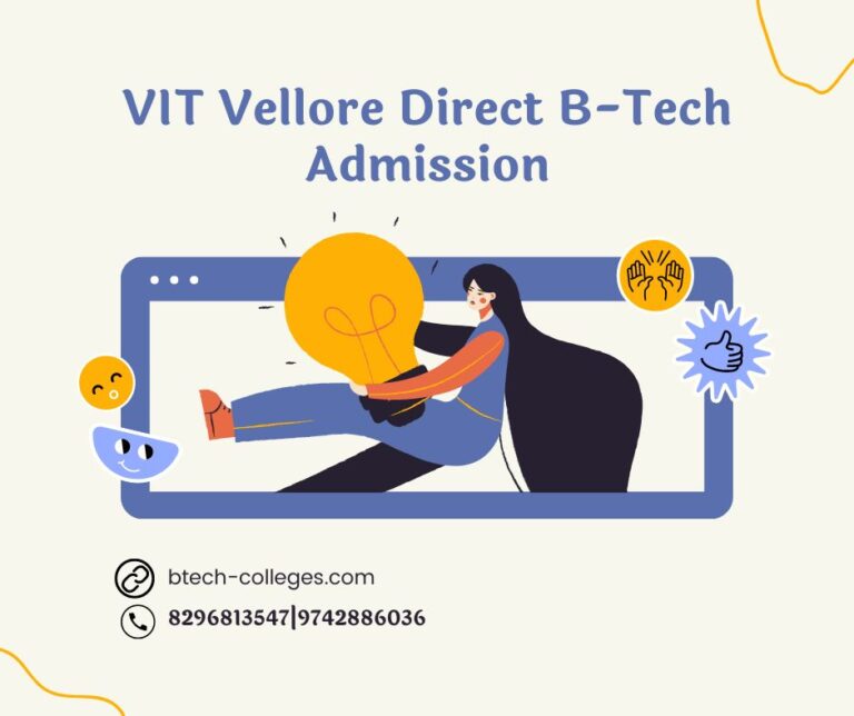 VIT Vellore Direct BTech Admission