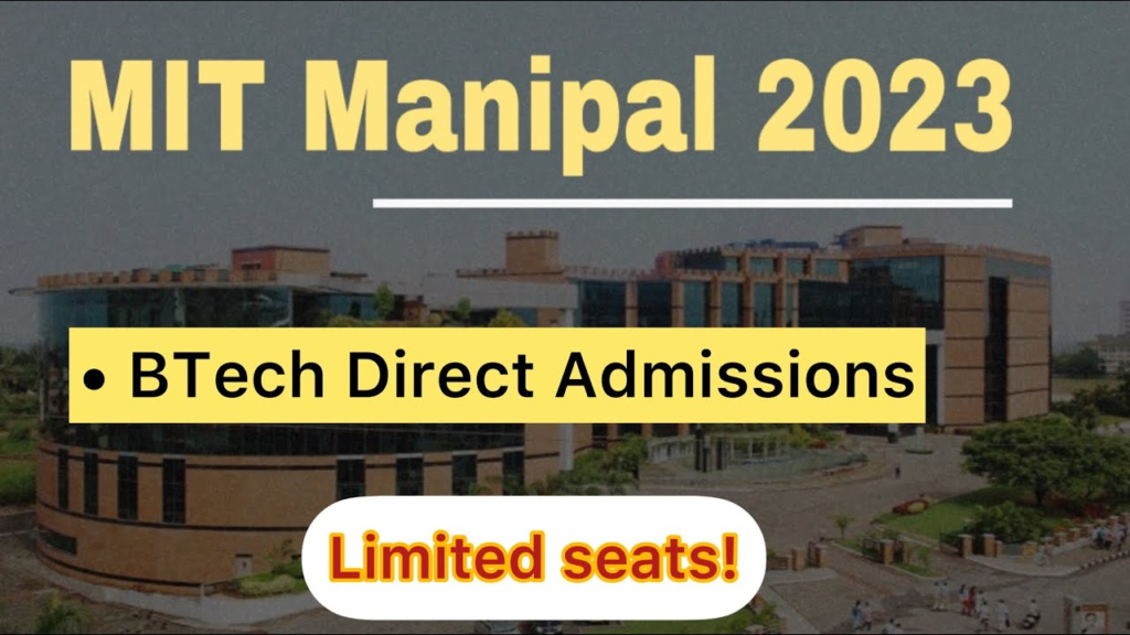 MIT Manipal Engineering Management Quota Admission